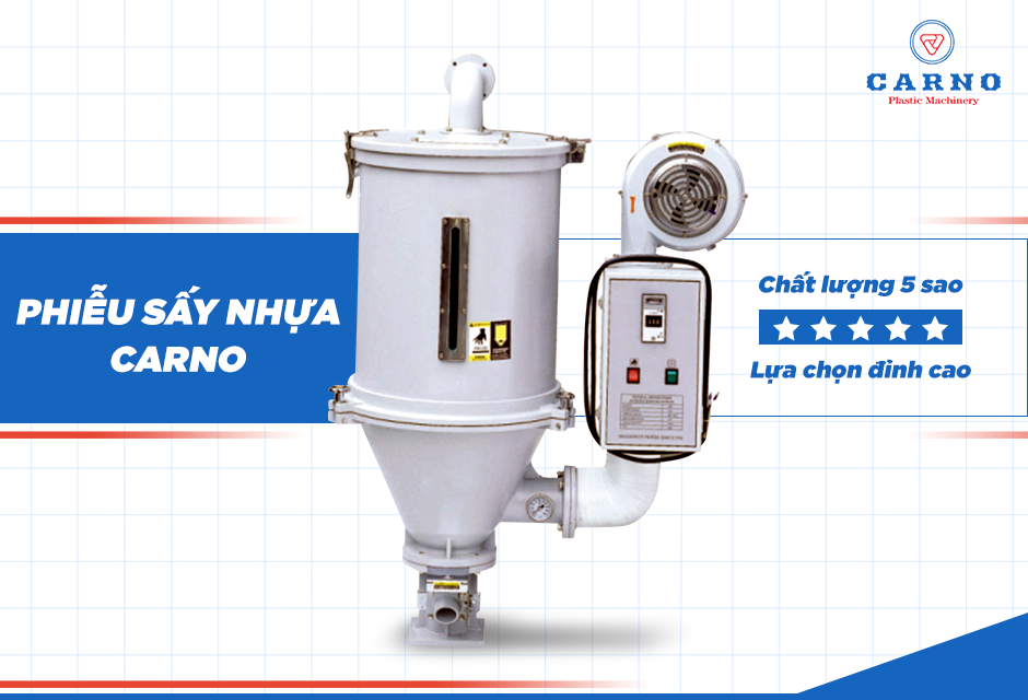Phễu sấy nhựa carno đảm bảo an to&agrave;n